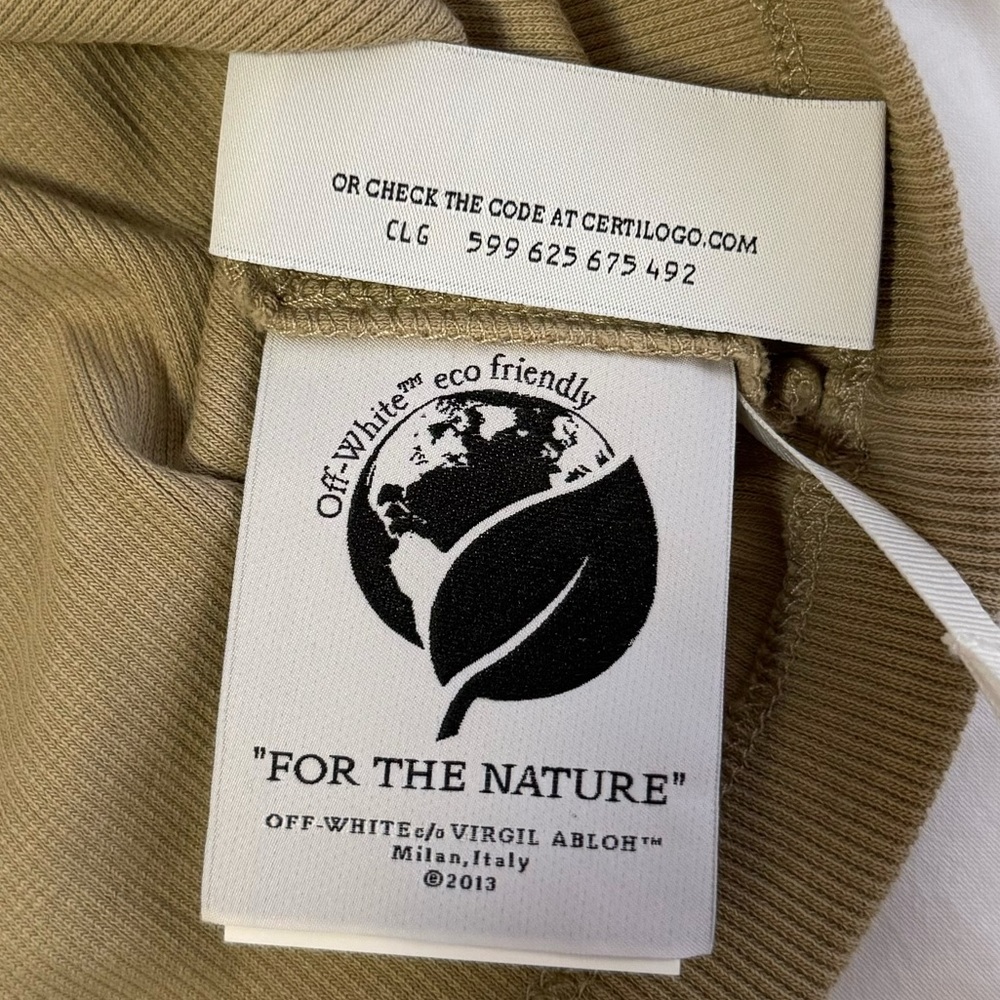 Off-White Stamp Ribbed Cropped Tee - image 8